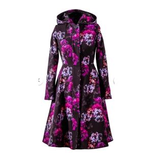 Rain Sisters fit and flare rain jacket